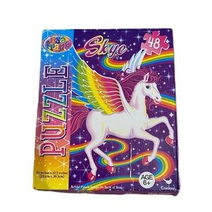Lisa Frank Skye Unicorn Puzzle - 48 Pieces - Multicolor